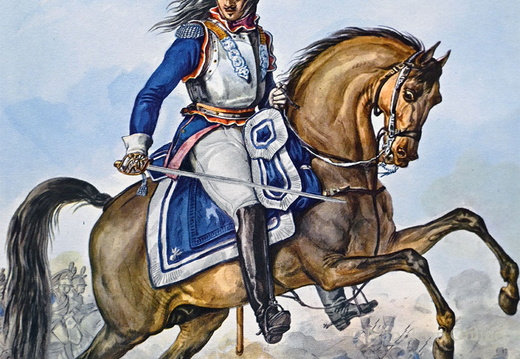 Kürassiere - 10. Regiment, Offizier