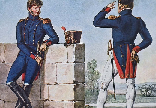 Artillerie zu Fuß - Offiziere