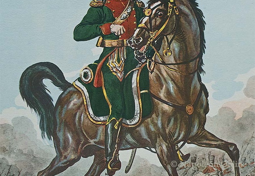 Chevaulegers - 1. oder 6. Regiment, Major in großer Uniform