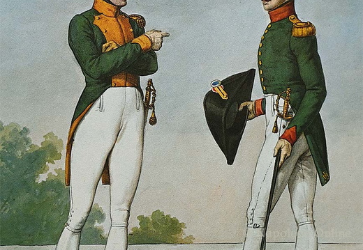 Chevaulegers - 2. und 4. Regiment, Offiziere