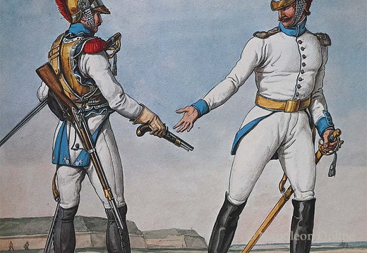 Karabiniers - 2. Regiment, Karabinier und Offizier