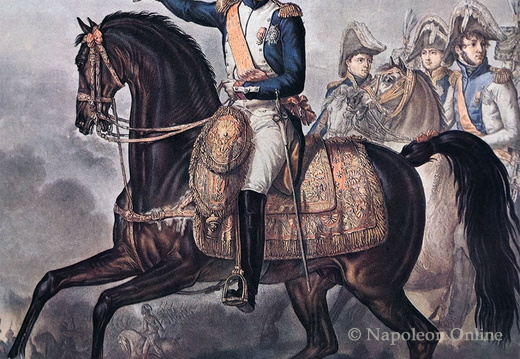 Kaiser Napoleon I. um 1811 (Aquarell von Carle Vernet)