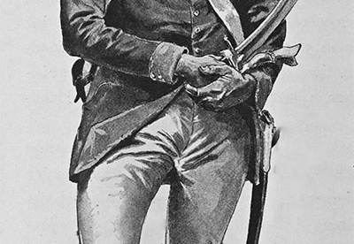 Artillerie 1798-1805 - Kanonier auf Wache