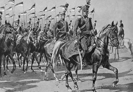 Ulanen 1805 - Stabsoffizier, Offizier und Ulanen