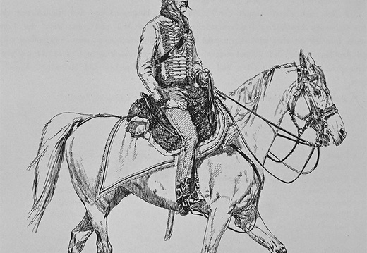Husaren 1798-1805 - Offizier in Felduniform