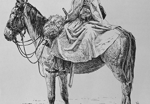 Kürassiere 1798-1805 - Kürassier im Mantel