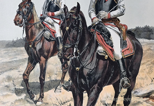 Kürassiere 1798-1806 - Kürassier und Offizier