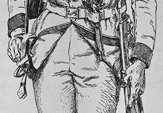 Kürassiere 1798-1805 - Kürassier auf Wache