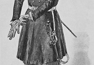 Infanterie 1800 - Offizier im Überrock (Kaputrock)