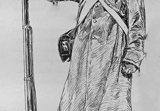 Infanterie 1798 - Soldat im Mantel