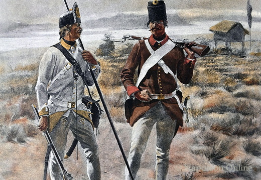 Grenzinfanterie 1770-1798 - Scharfschütze und Infanterist