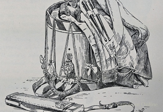 Infanterie 1789-1798 - Musiker, Rock, Trommel und Pfeifenfutteral