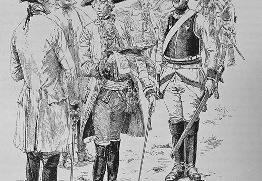 Generalstab und Kürassiere 1796 - Feldmarschall und Kürassier