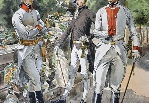Offiziere 1790 - Platzoffizier, Akademiker der Wiener Neustadt und pensionierter Offizier