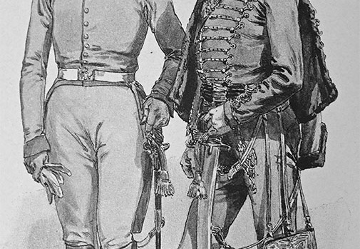 Remonte 1815 - Offiziere der Beschäl- und Remontierungs-Kommission