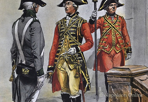 Hofgarden 1798 - Hofburgwache, Arcièren- und Trabanten-Leibgarde