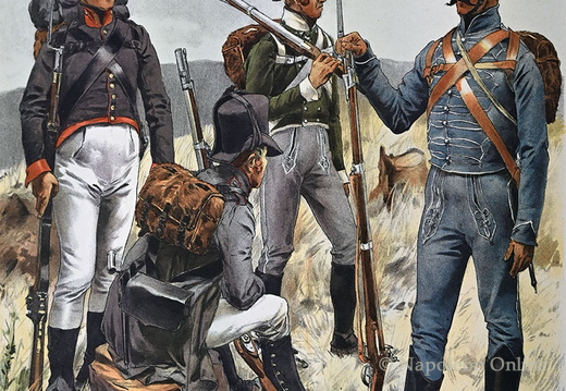 Freikorps und Landwehr 1805-1809 - Wiener Freiwillige, Landwehr von Niederösterreich und Steiermark, Ungarische Insurrektion