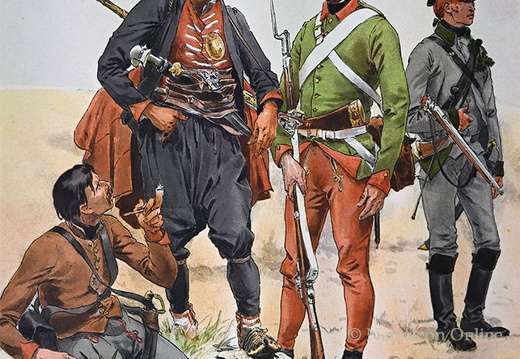 Freikorps 1798 - Serbisches Wurmser, O'Donel und Mahony-Freikorps