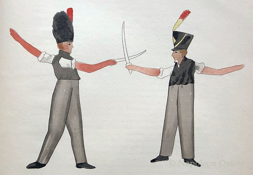 Linieninfanterie - Grenadier und Voltigeur um 1807-1812