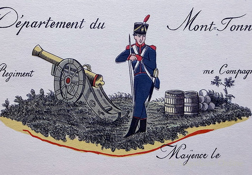 Artillerie zu Fuß - Kanonier um 1813