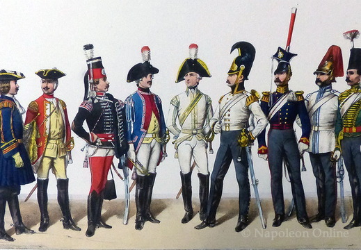 Kavallerie - Trompeter 1698 bis 1846