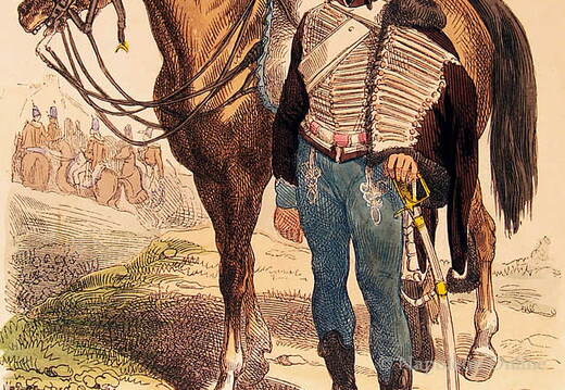 Husaren - Husar vom 2. Regiment 1795
