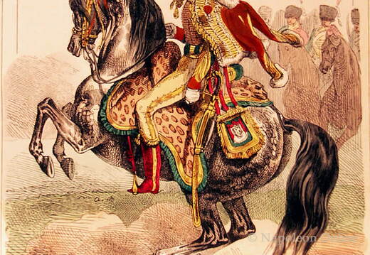 Kaisergarde - Jäger zu Pferd, Eugène de Beauharnais als Oberst 1804-1809