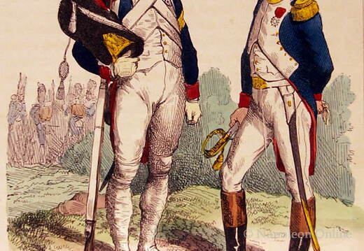 Kaisergarde - Grenadiere zu Fuß, Soldat und Offizier