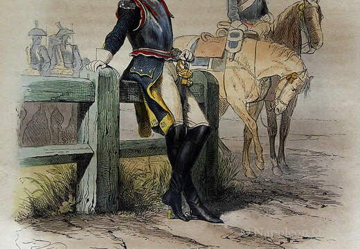 Kürassiere - Regiment des Königs, Offizier 1786