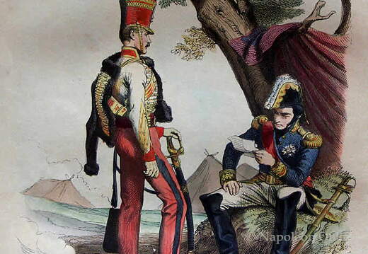 Generalstab - Aide de camp des Major Général (Berthier) und Marschall in Felduniform 1812