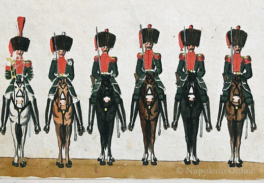 Frankreich - Jäger zu Pferd, Elitekompanie