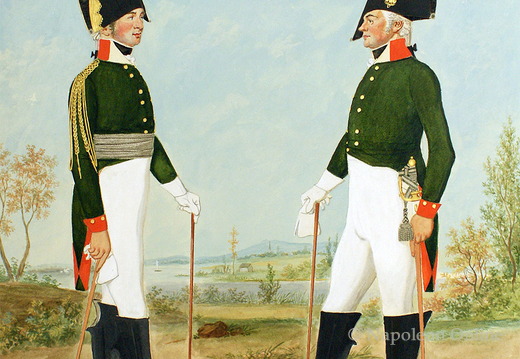 Feldjäger-Korps zu Pferd - Offizier und Unteroffizier