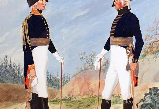 General in Interimsuniform und Ingenieur-Offizier