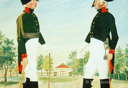 Feldjäger-Korps zu Pferd - Offizier und Feldjäger